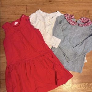 Gap Jumper and Peter Pan Undershirts, Size 4T